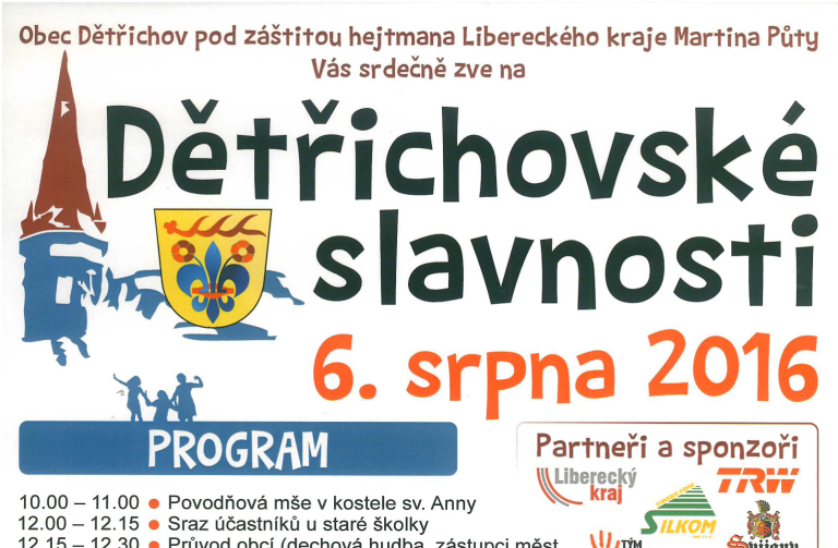 Dětřichov si připomíná hned několik významných výročí
